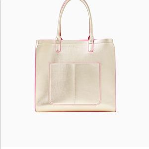Lily Pulitzer Gold Tote